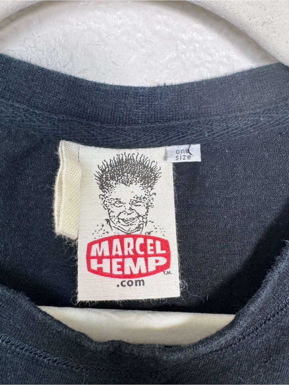 Marcel Hemp Shirt Womens Long Sleeve Blend One Size Minimalist Indie Sleaze Boho - Picture 3 of 7